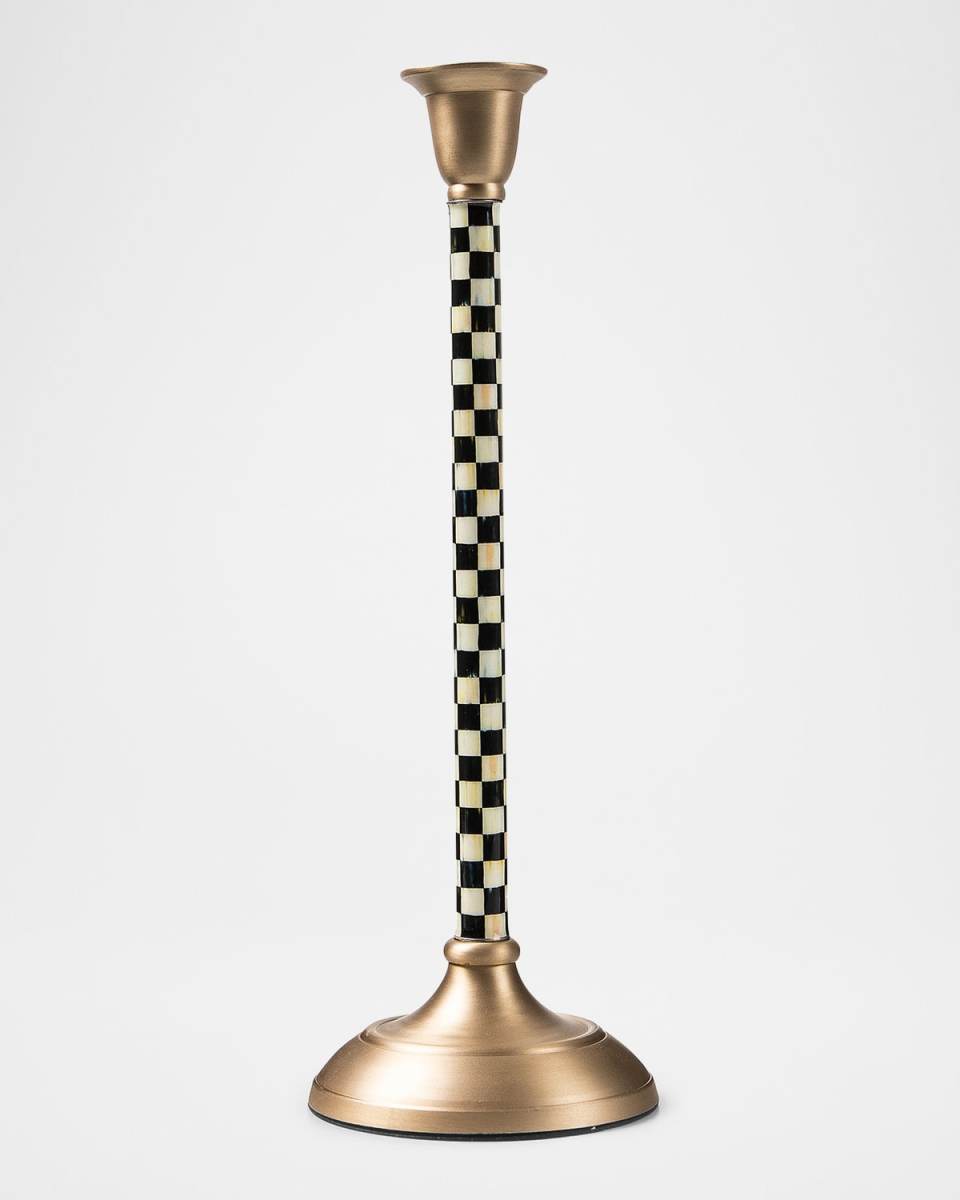 Courtly Check Large Candlestick